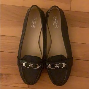 Black Coach loafers